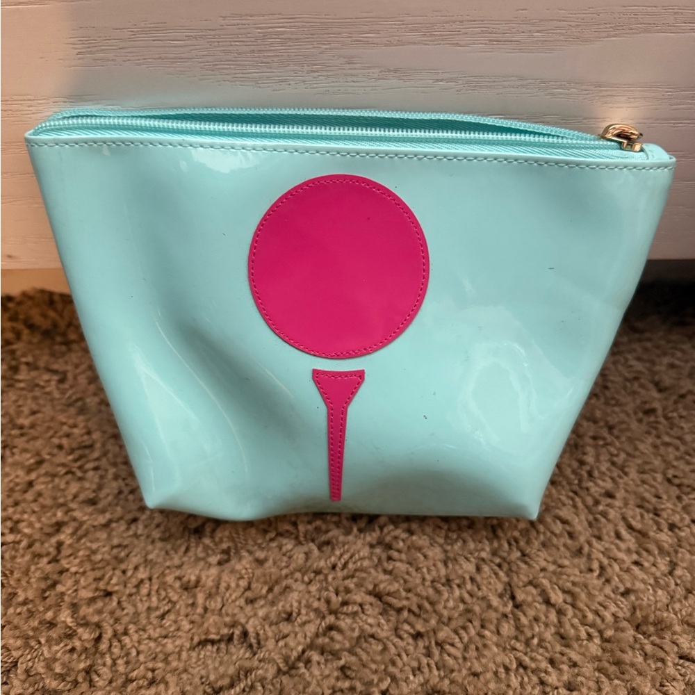 LoLo Aqua and Pink Golf Bag - NWOT